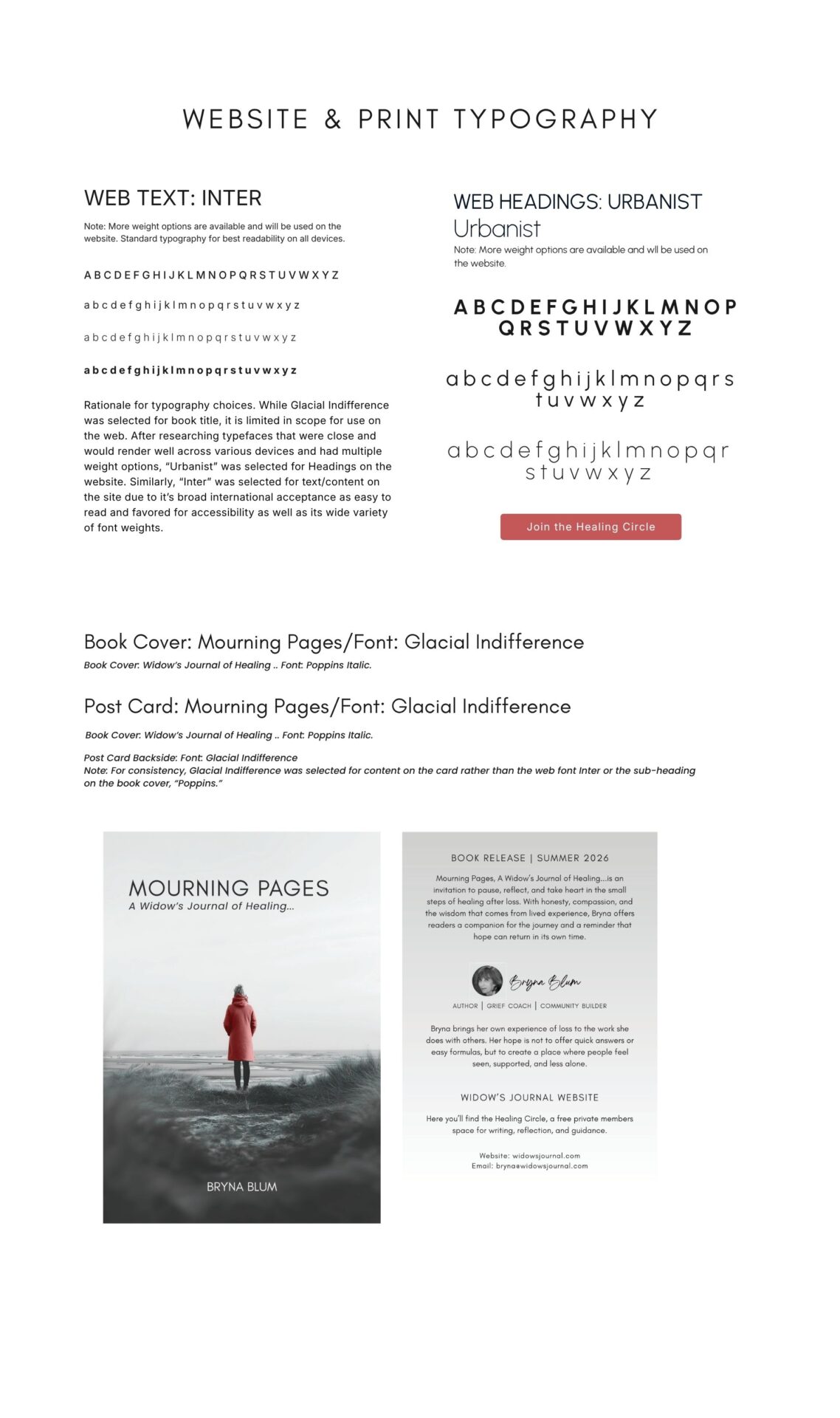 Typography Brand Board